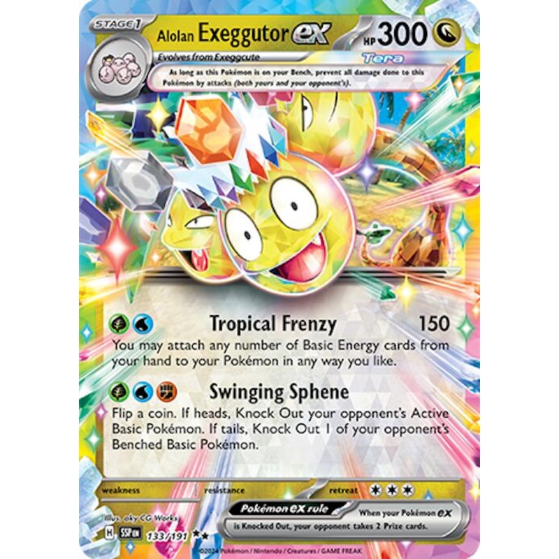Alolan Exeggutor ex (133/191) [Scarlet & Violet: Surging Sparks]