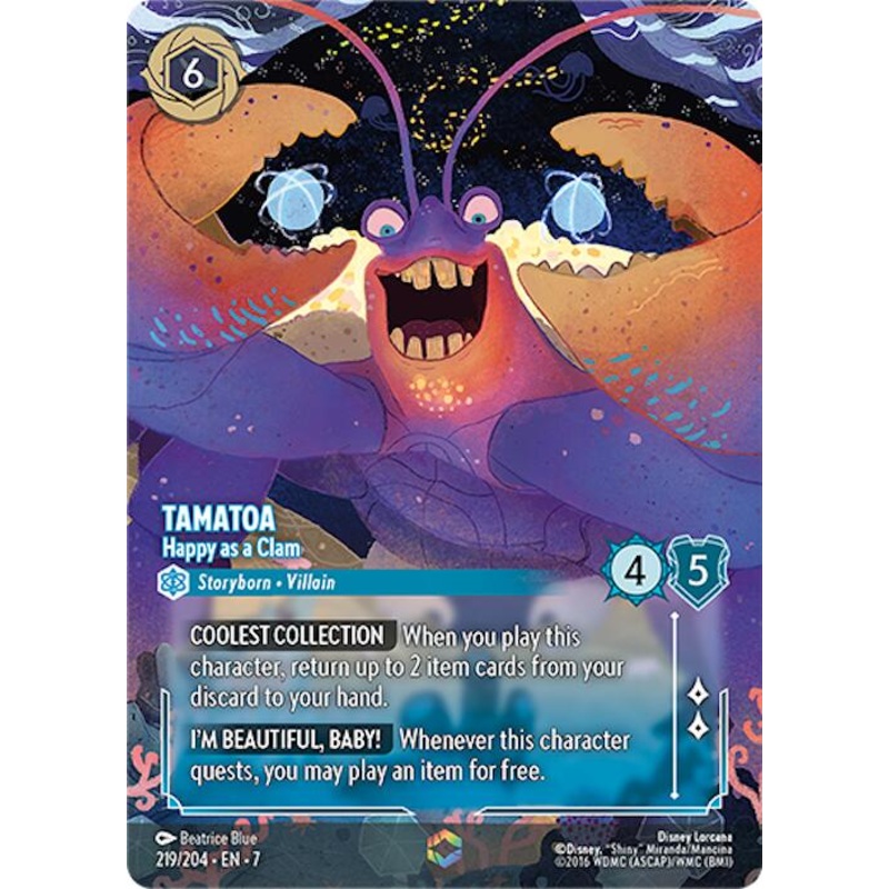 Tamatoa – Happy as a Clam (Enchanted) (219/204) [Archazia’s Island]