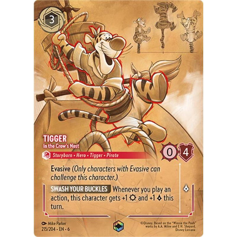 Tigger – In the Crow’s Nest (Enchanted) (215/204) [Azurite Sea]
