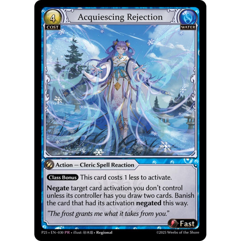Acquiescing Rejection (030) [Promotional Cards]