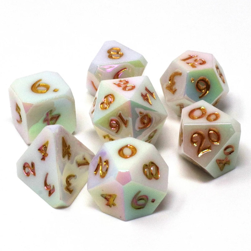Die Hard Dice 7pc RPG Dice Set – Radiant Wish