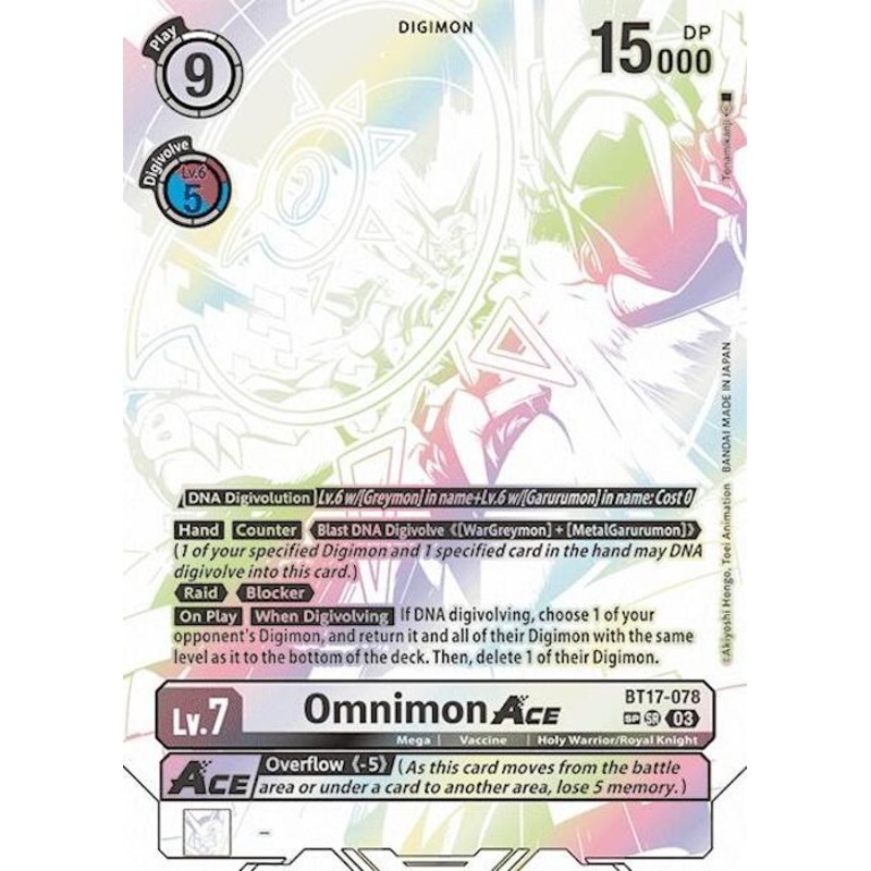 Omnimon ACE [BT17-078] (Textured) [Secret Crisis]