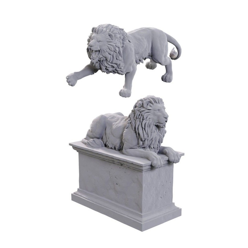 Stone Lion/Animated Stone Lion – Nolzur’s Marvelous Unpainted Miniatures