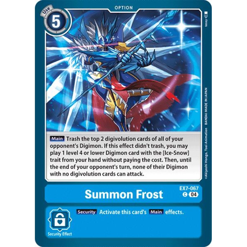 Summon Frost [EX7-067] [Digimon LIBERATOR]