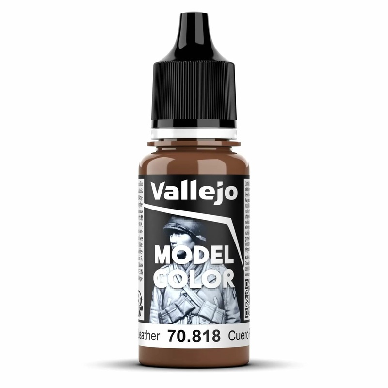 Vallejo Model Colour –  Red Leather (Single Bottle 18ml)