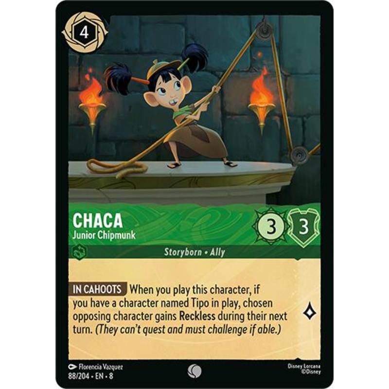 Chaca – Junior Chipmunk (88/204) [Reign of Jafar]