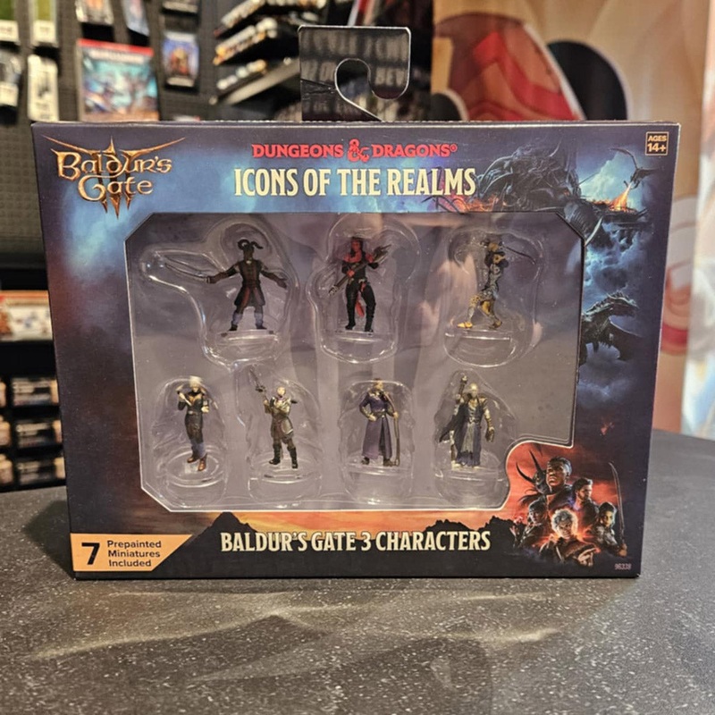 Baldur’s Gate 3  Character Boxed Set: D&D Icons of the Realms Miniature Set