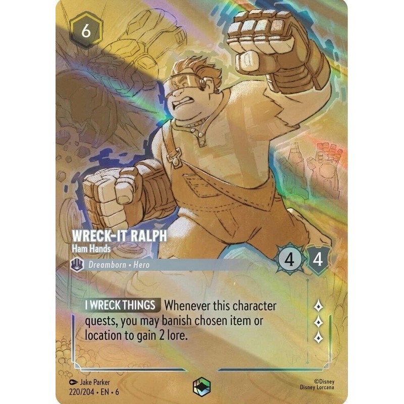 Wreck-It Ralph – Ham Hands (Enchanted) (220/204) [Azurite Sea]