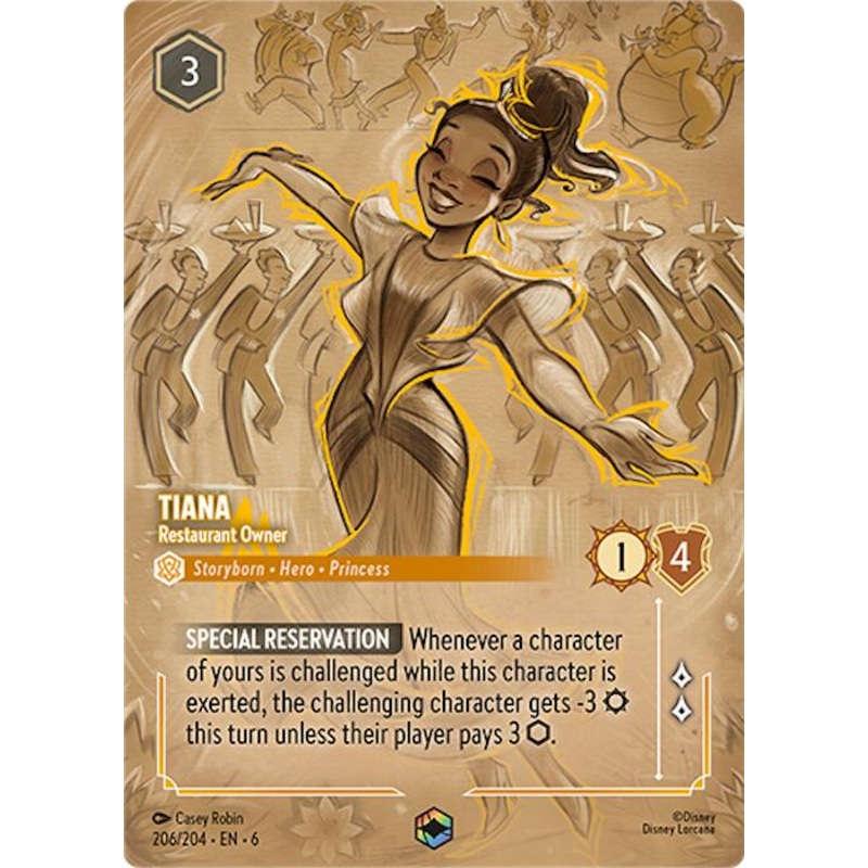 Tiana – Restaurant Owner (Enchanted) (206/204) [Azurite Sea]