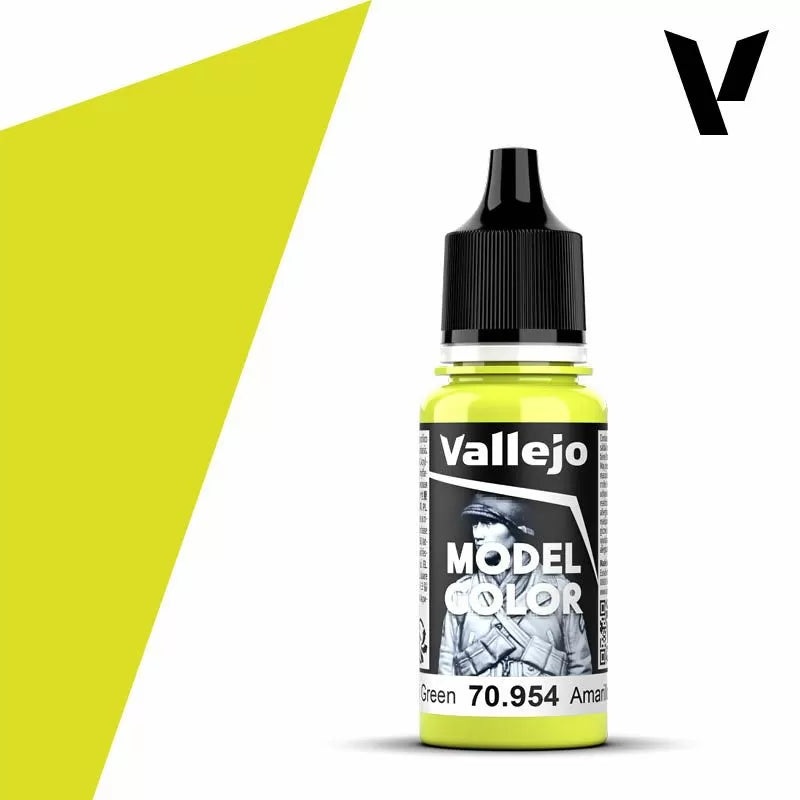 Vallejo – Model Colour – Yellow Green (Single Bottle 18ml)