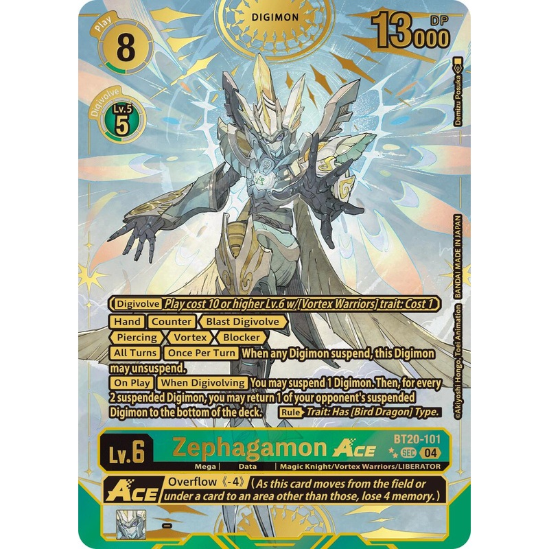 Zephagamon ACE [BT20-101] (Rare Pull) [Release Special Booster Ver.2.5]