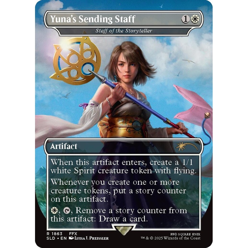 Yuna’s Sending Staff – Staff of the Storyteller [Secret Lair Drop Series]