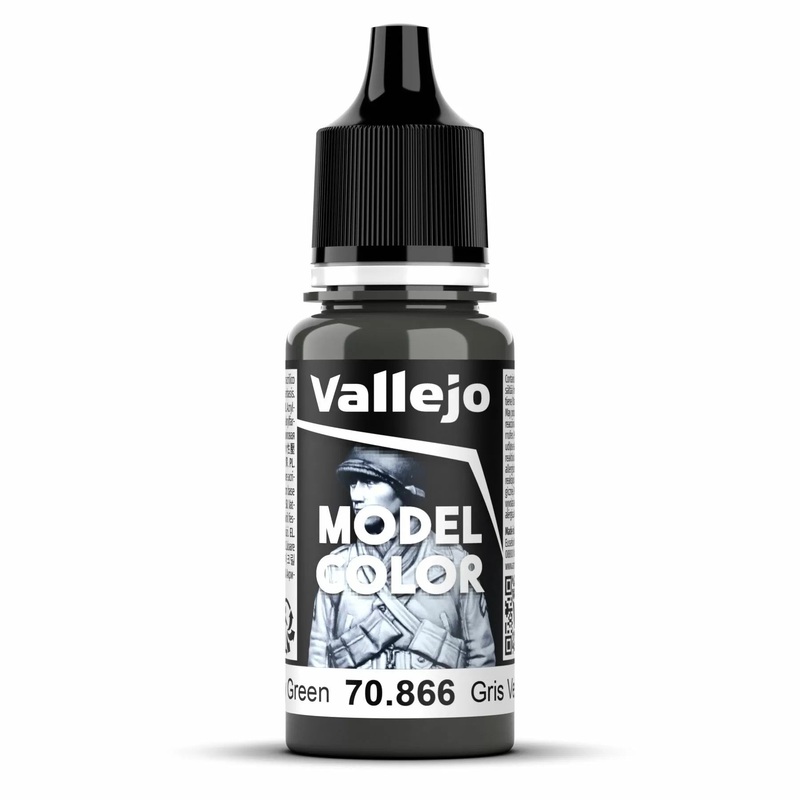 Vallejo Model Colour – Grey Green Paint (Single Bottle 18ml)