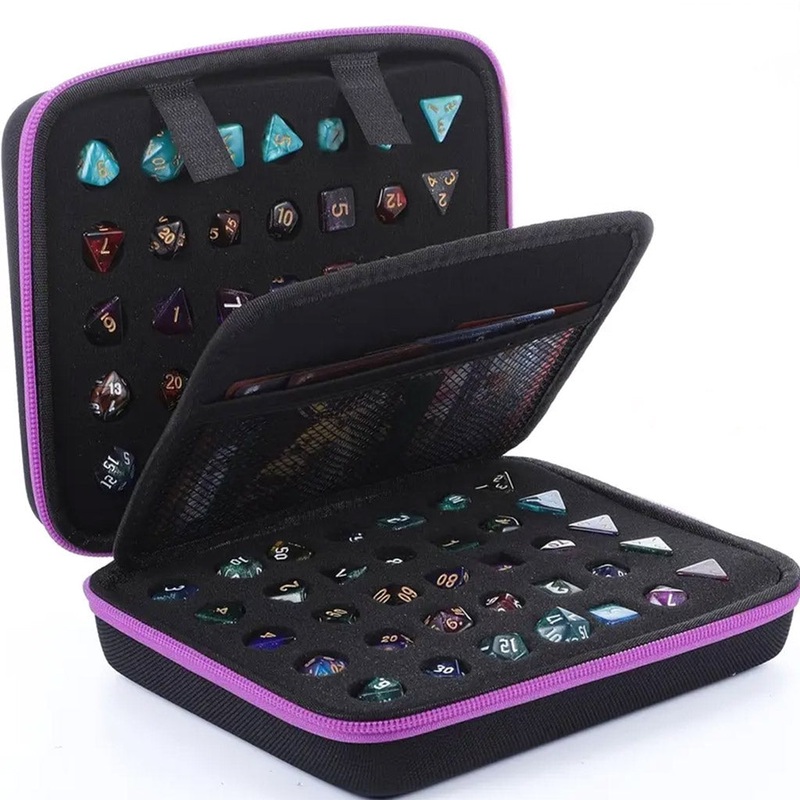 Dice Storage Case (holds 10 sets of Dice) – Purple