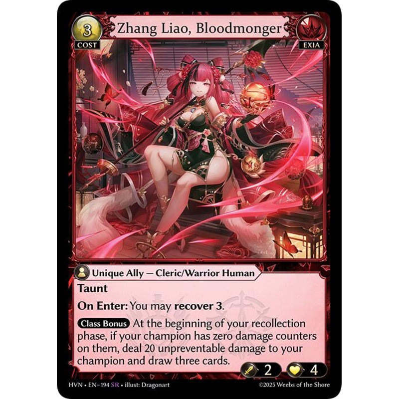 Zhang Liao, Bloodmonger (194) [Abyssal Heaven]