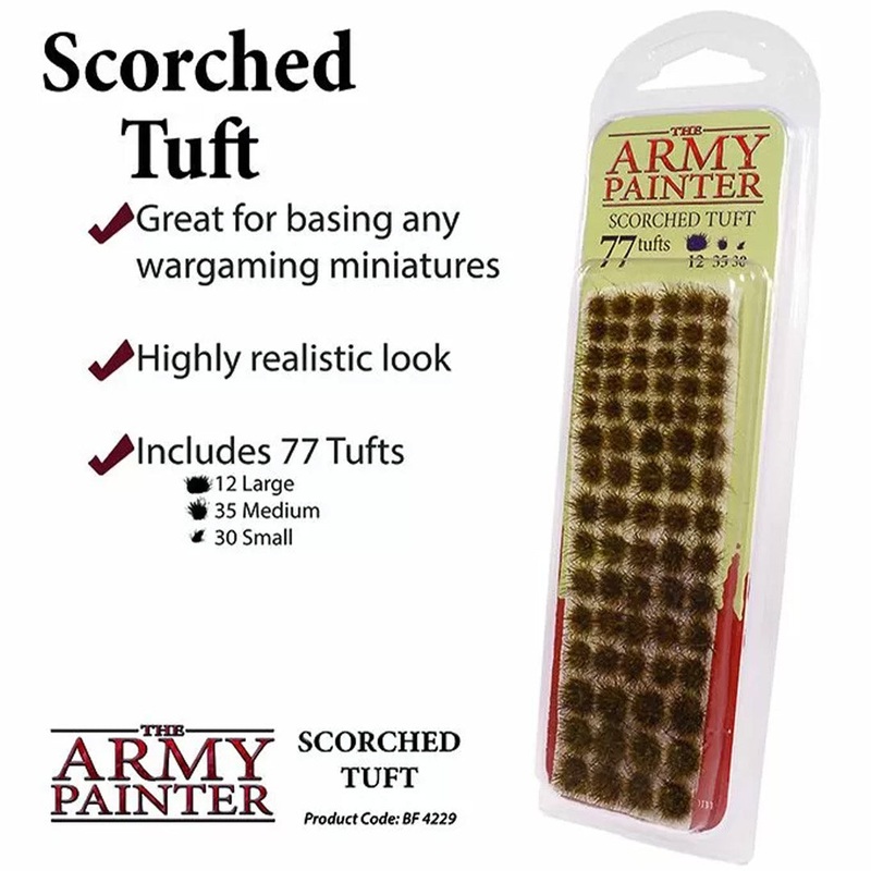 Army Painter Basing Tufts – Scorched Tuft