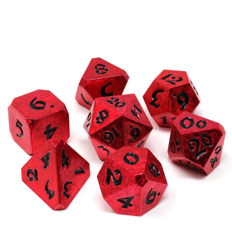 Die Hard Dice 7 Die Dice Set: Soulscorcher