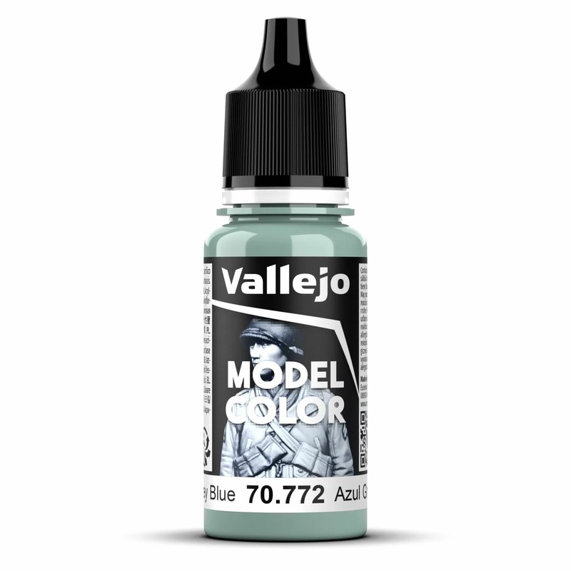 Vallejo Model Colour – Medium Grey Blue (Single Bottle 18ml)