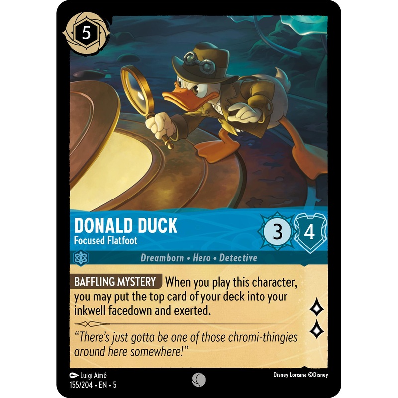 Donald Duck – Focused Flatfoot (155/204) [Shimmering Skies]
