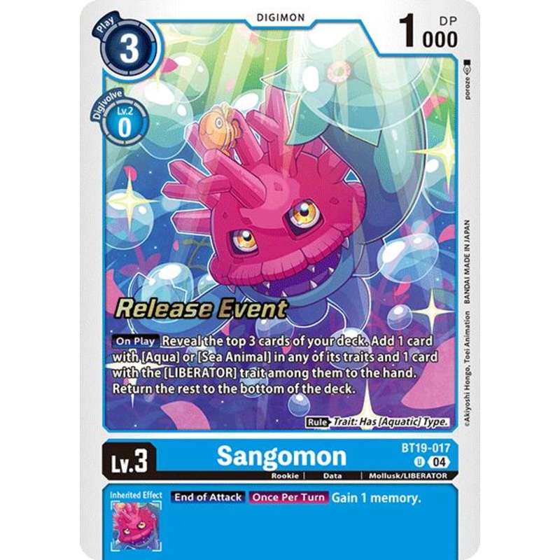 Sangomon [BT19-017] [Release Special Booster Ver.2.0 Promos]