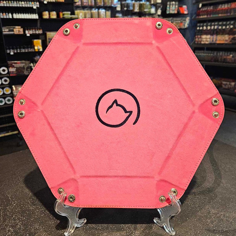 Bea Games Hexagon Dice Tray  – Pink