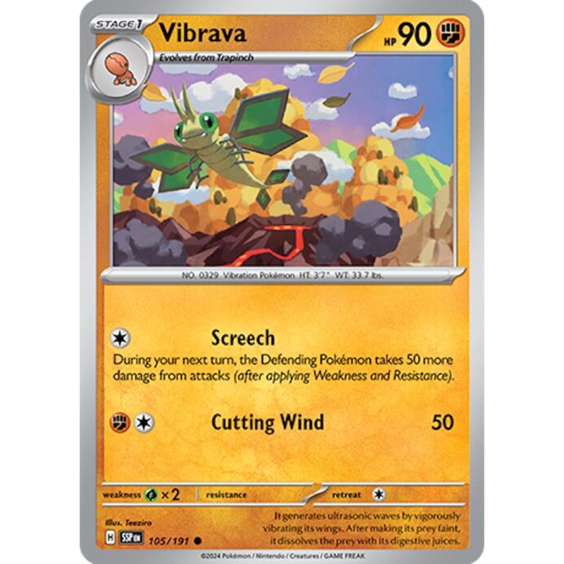 Vibrava (105/191) [Scarlet & Violet: Surging Sparks]
