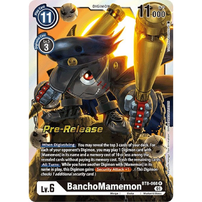 BanchoMamemon [BT8-068] [New Awakening Pre-Release Cards]