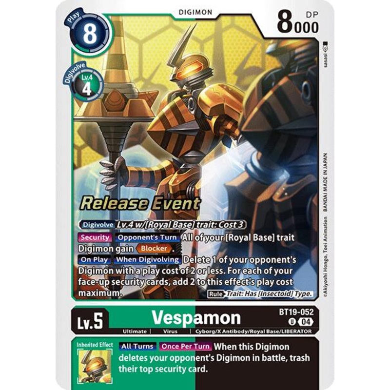 Vespamon [BT19-052] [Release Special Booster Ver.2.0 Promos]