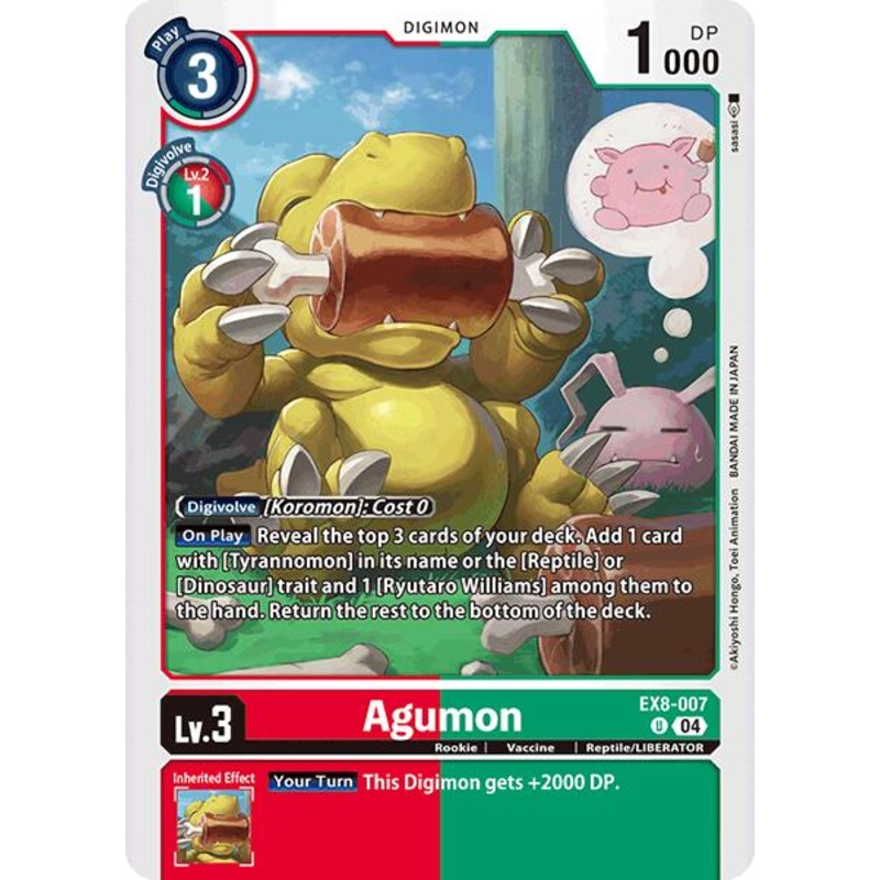 Agumon [EX8-007] – EX8-007 [Chain of Liberation]