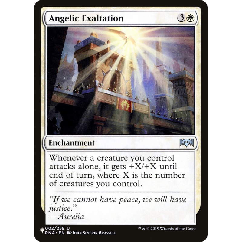 Angelic Exaltation [The List]