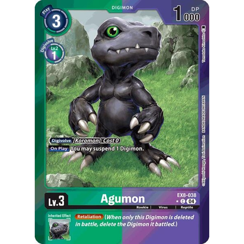 Agumon [EX8-038] – EX8-038 (Limited Foil) [Chain of Liberation]