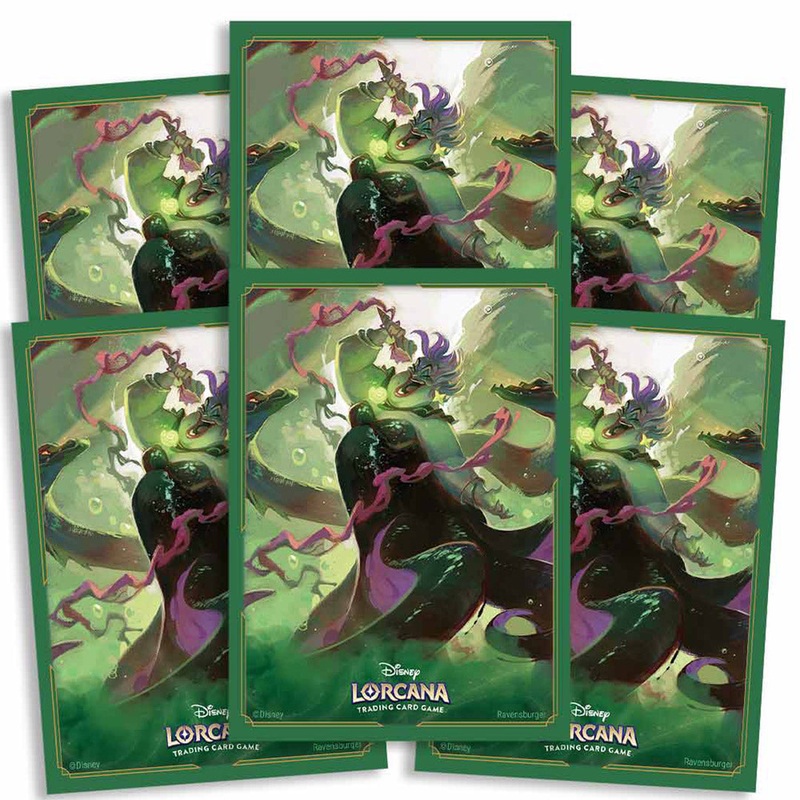 Disney Lorcana: Card Sleeves (Ursula  Deceiver of All – 65 Sleeves)