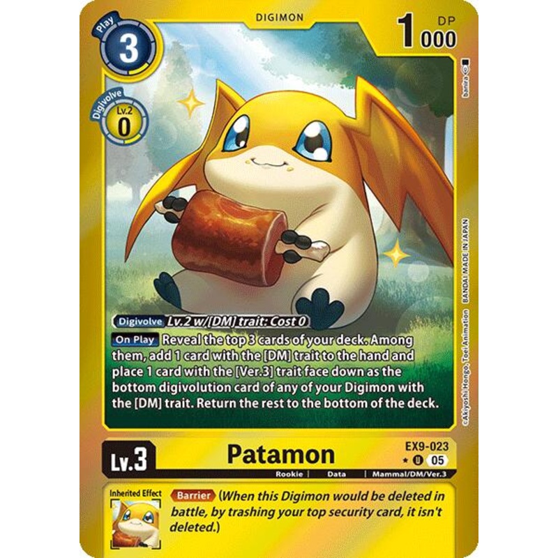 Patamon [EX9-023] (Limited Foil) [Versus Monsters]