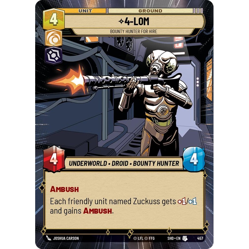 4-LOM – Bounty Hunter for Hire (Hyperspace) (457) [Shadows of the Galaxy]
