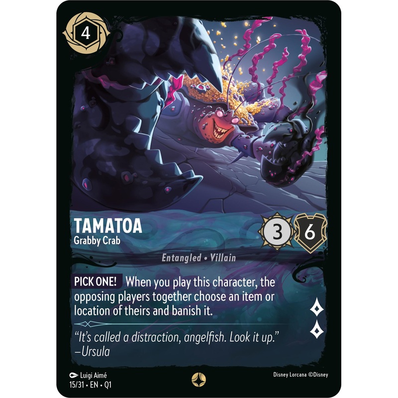 Tamatoa – Grabby Crab (15/31) [Illumineer’s Quest: Deep Trouble]