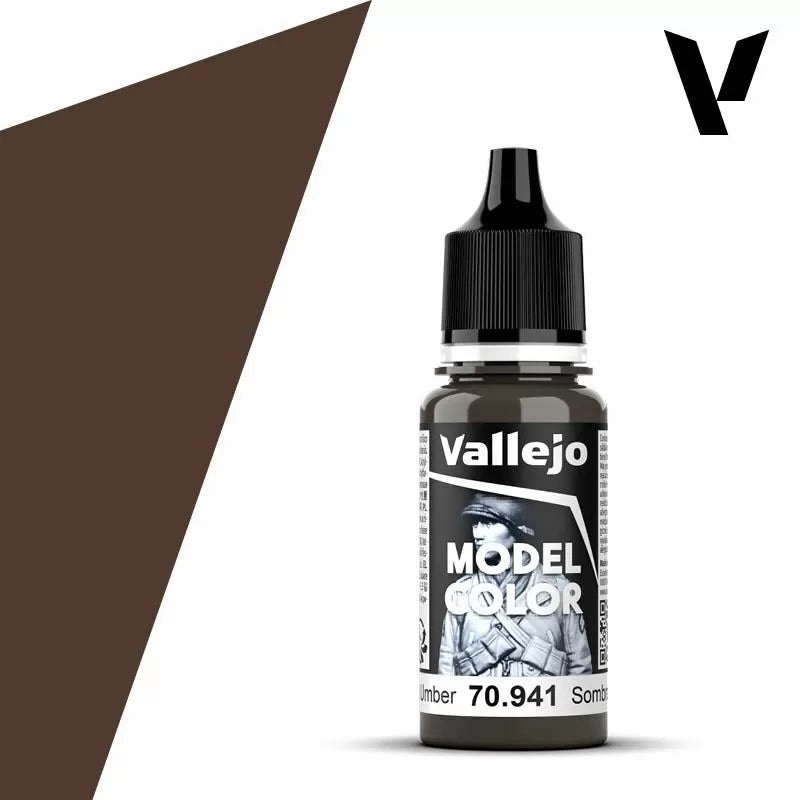 Vallejo Model Colour – Burnt Umber (Single Bottle 18ml)