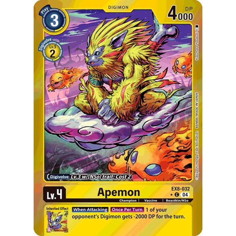 Apemon [EX8-032] (Limited Foil) [Chain of Liberation]