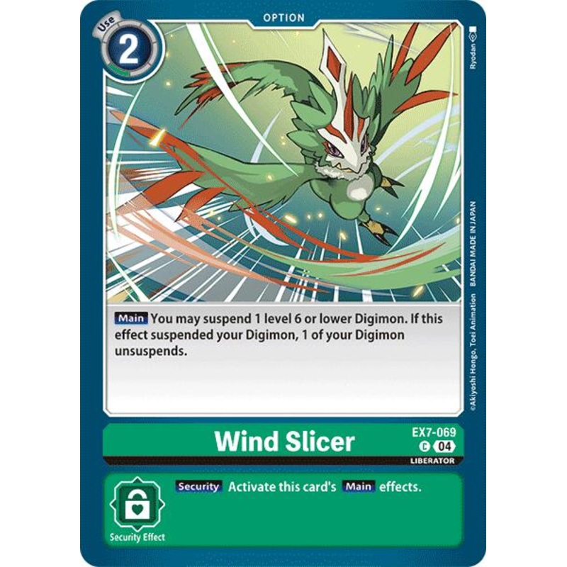 Wind Slicer [EX7-069] [Digimon LIBERATOR]