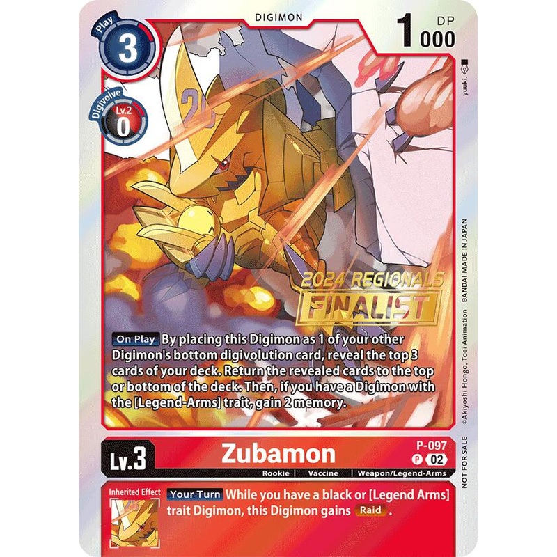 Zubamon [P-097] – P-097 (2024 Regionals Finalist) [Promotional Cards]