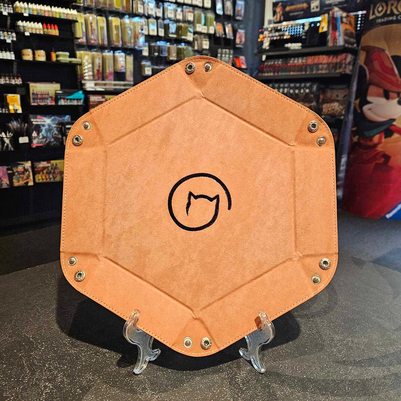 Bea Games Hexagon Dice Tray  – Tan