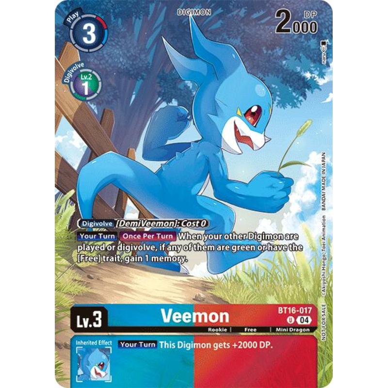 Veemon [BT16-017] (Legend Pack 2024) [Beginning Observer]