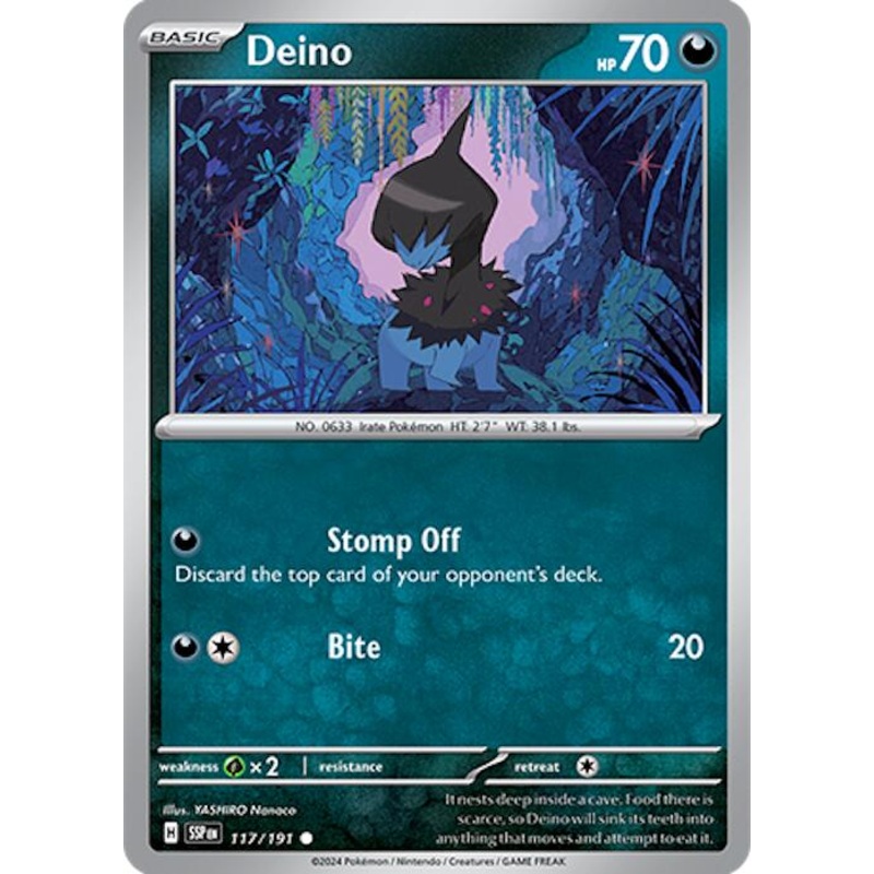 Deino (117/191) [Scarlet & Violet: Surging Sparks]