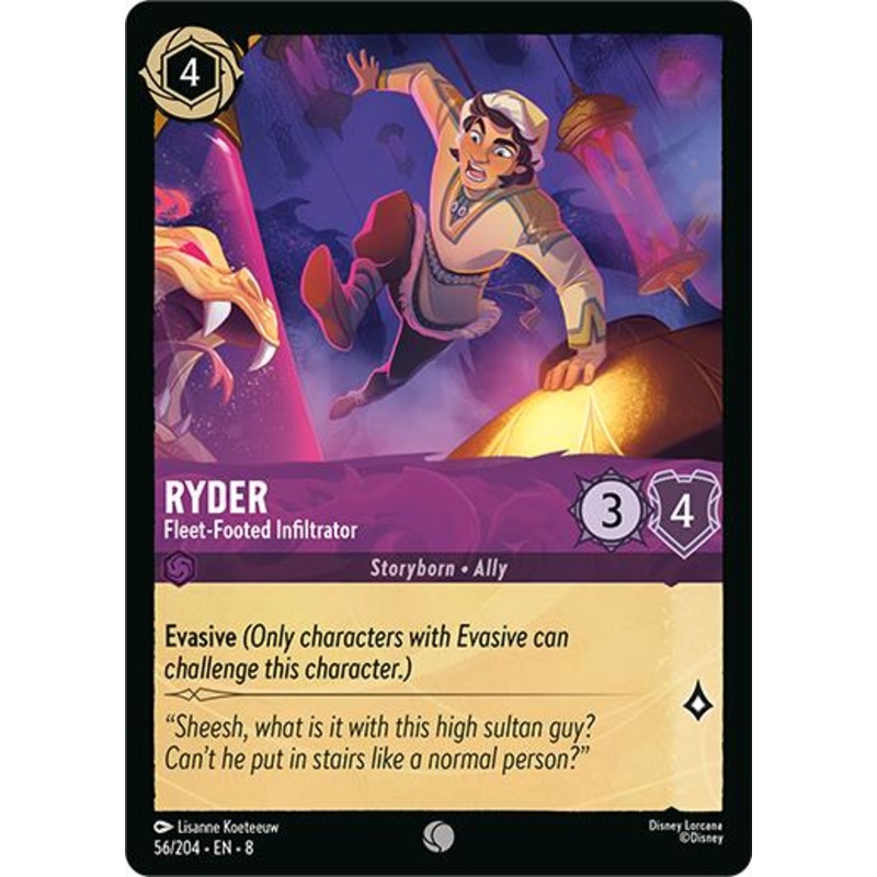 Ryder – Fleet-Footed Infiltrator (56/204) [Reign of Jafar]