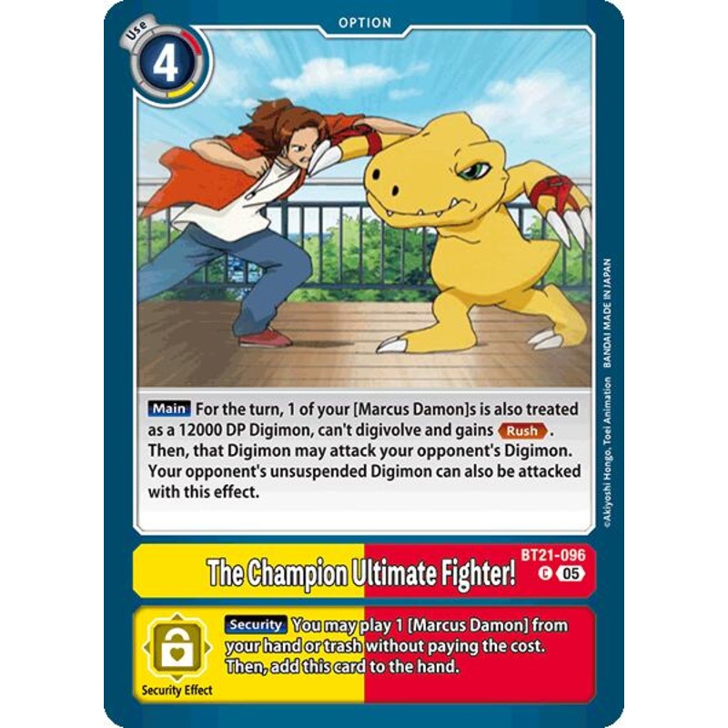 The Champion Ultimate Fighter! [BT21-096] [World Convergence]
