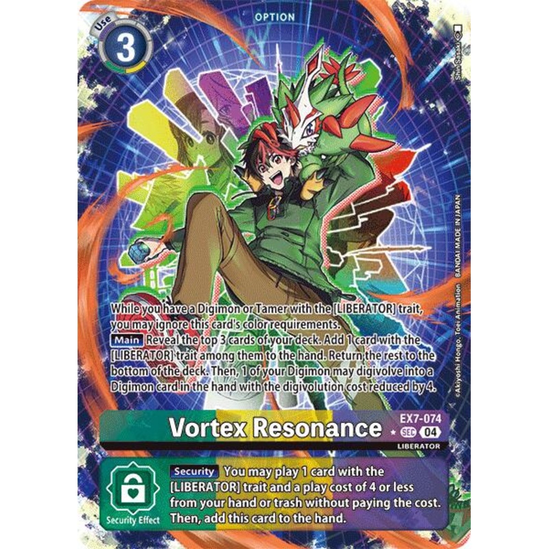 Vortex Resonance [EX7-074] (Alternate Art) [Digimon LIBERATOR]