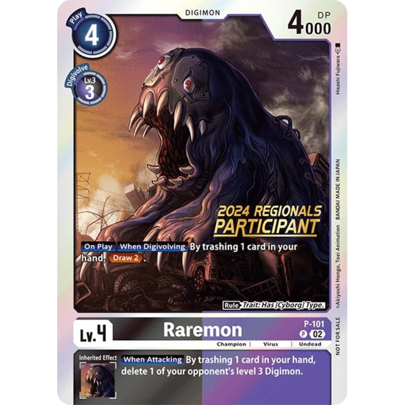 Raremon [P-101] – P-101 (2024 Regionals Participant) [Promotional Cards]