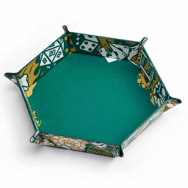 Hex Dice Tray 8″ – Artist Series: Cara