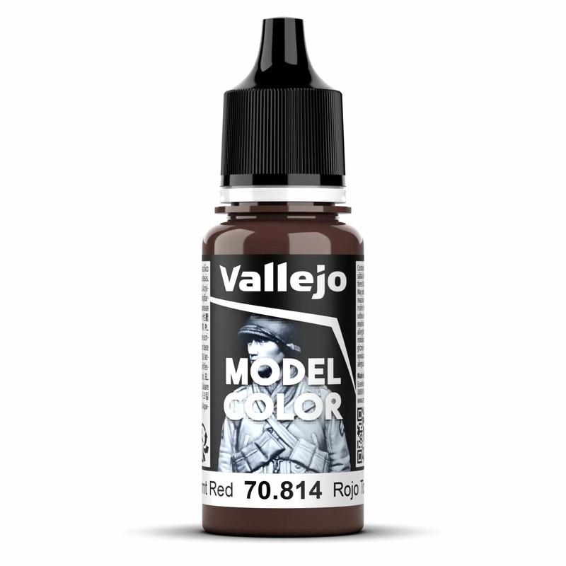 Vallejo Model Colour – Burnt Red (Single Bottle 18ml)