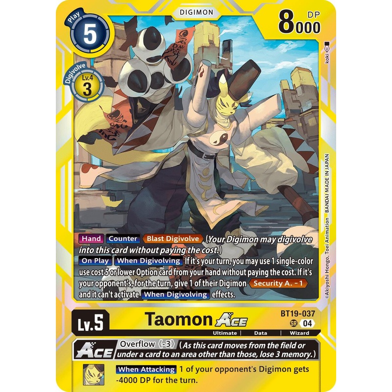 Taomon ACE [BT19-037] [Release Special Booster Ver.2.5]