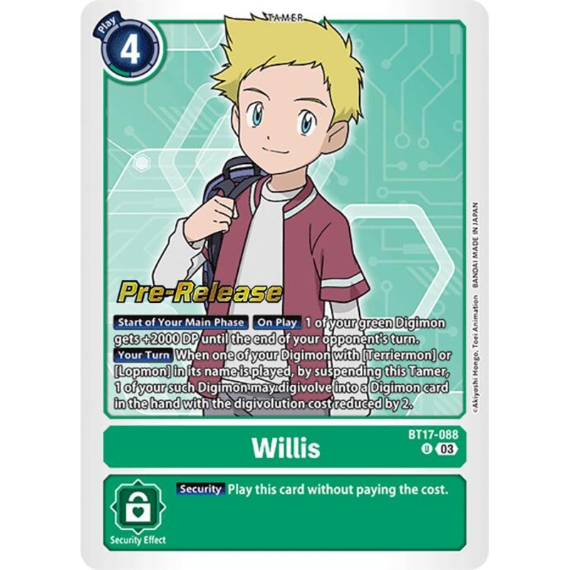 Willis [BT17-088] [Secret Crisis Pre-Release Cards]